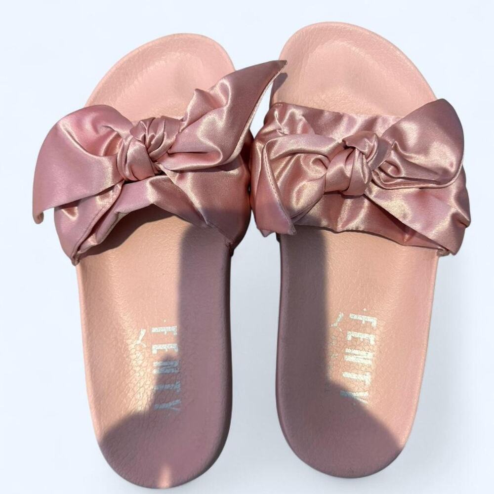 Puma Fenty by Rihanna Pink Slides with Dust Bag Size 9